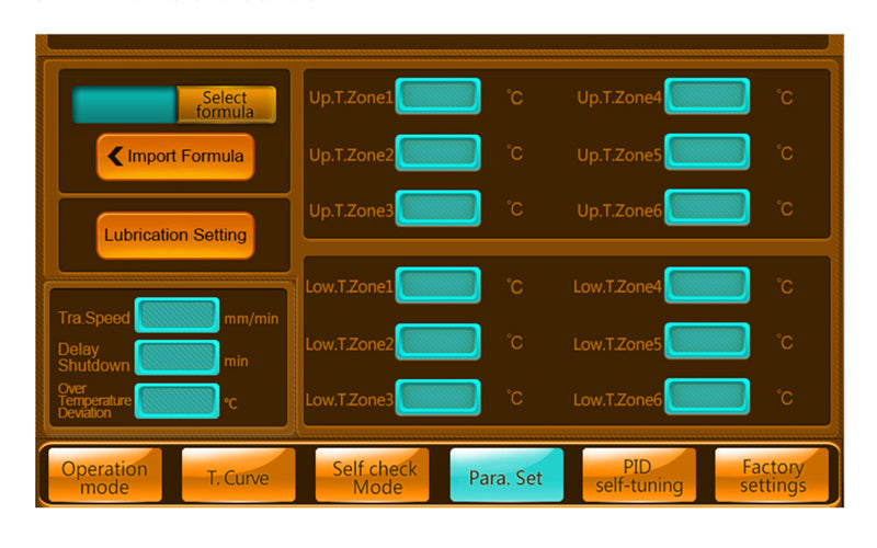 Temperature Profile Setting of SMT Reflow Oven